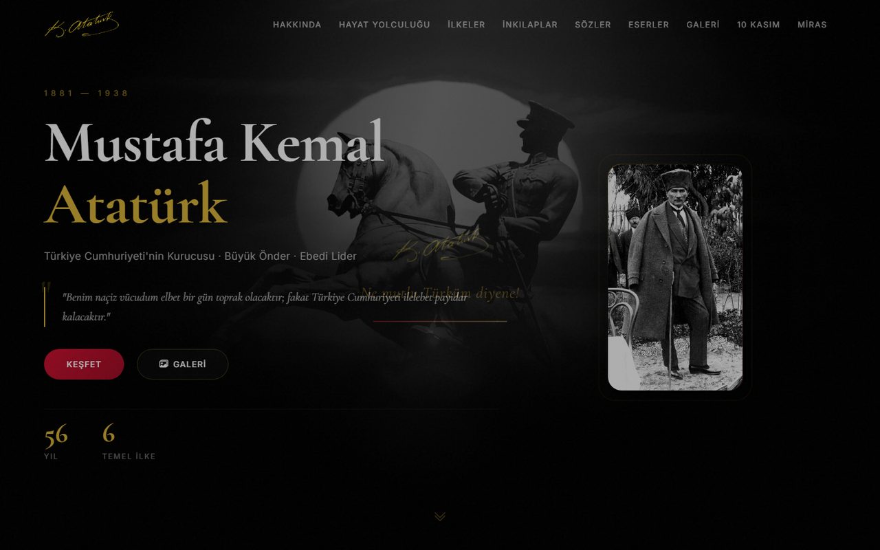 Ebedi Miras anma sitesi